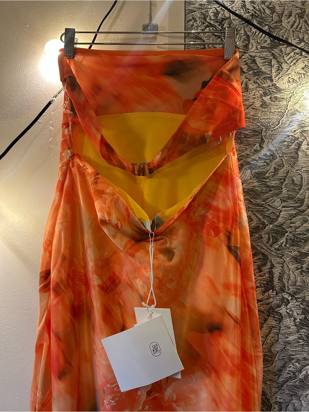 Pepper Mayo Orange floral print maxi dress - Picture 4 of 5